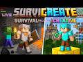 Minecraft | SurviCreate | Live | New Solo Player World | Massth Mazza Untaadhi