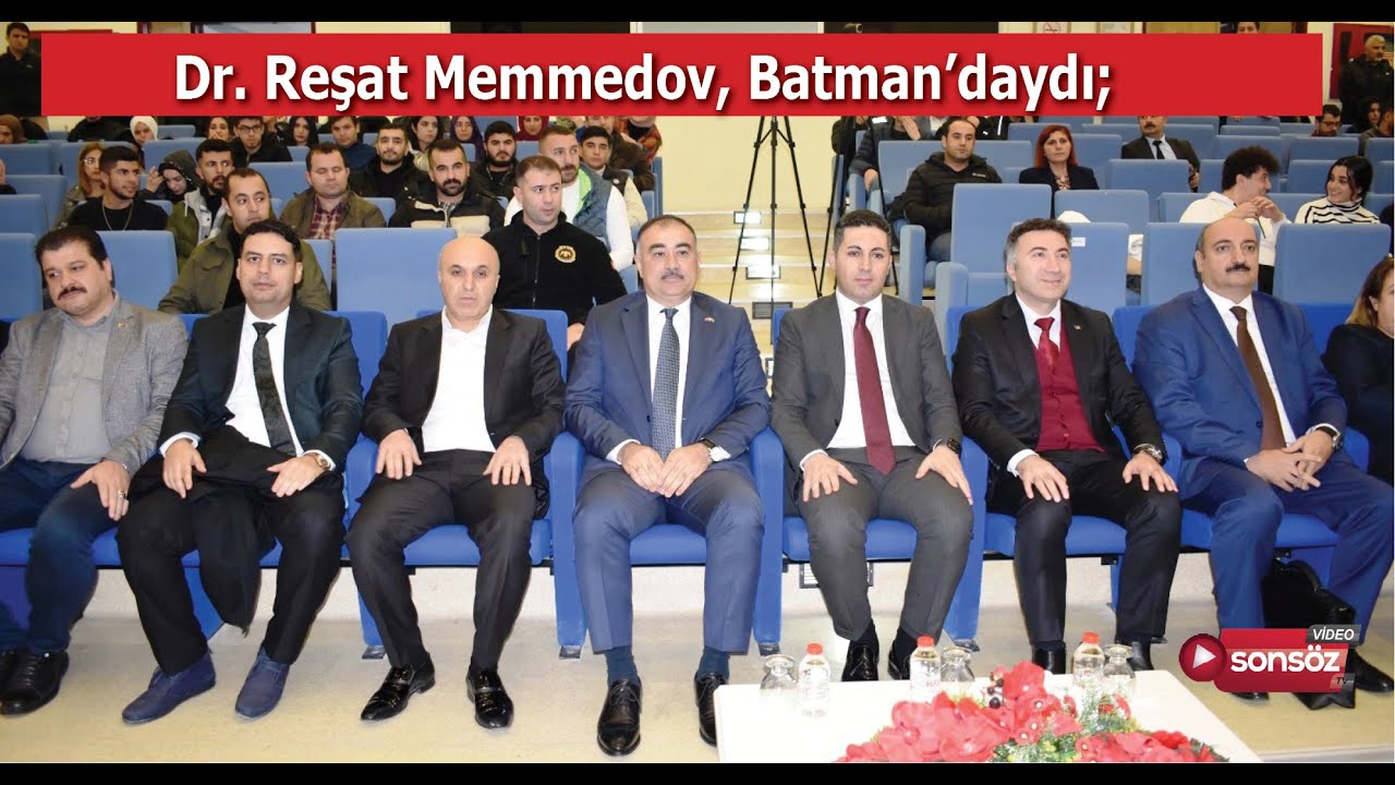 Dr. Reşat Memmedov, Batman&rsquo;daydı;