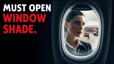 Why You MUST Open Your Window Shade for Landing