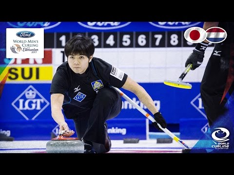 Japan v Netherlands - Round-robin - Ford World Men's Curling Championship 2017