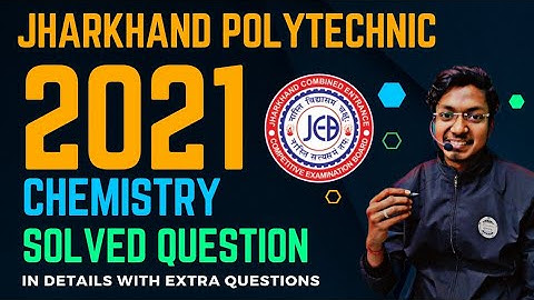 Jharkhand polytechnic 2021 Solution | Jharkhand Polytechnic 2024 | polytechnic entrance exam  Jceceb