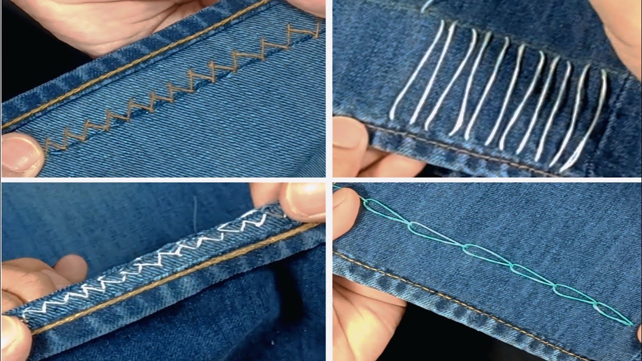🔥 2 Genius Ways to Cut and Hem Jeans Without a Sewing Machine 👖✨