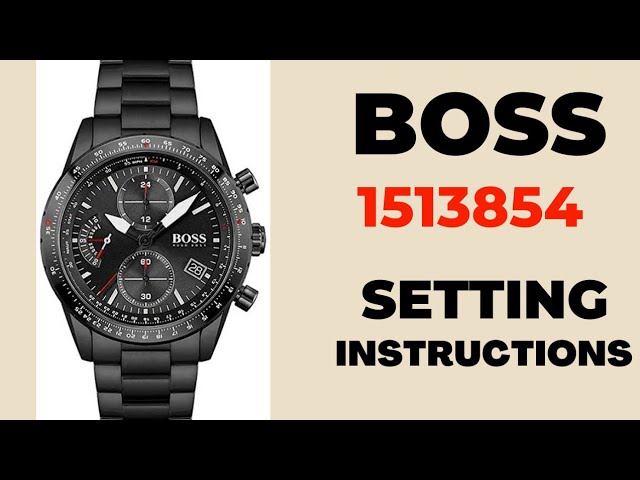 (Unboxing) Boss Pilot Watch @UnboxWatches Edition Chronograph Hugo Men\'s 1513854 - YouTube