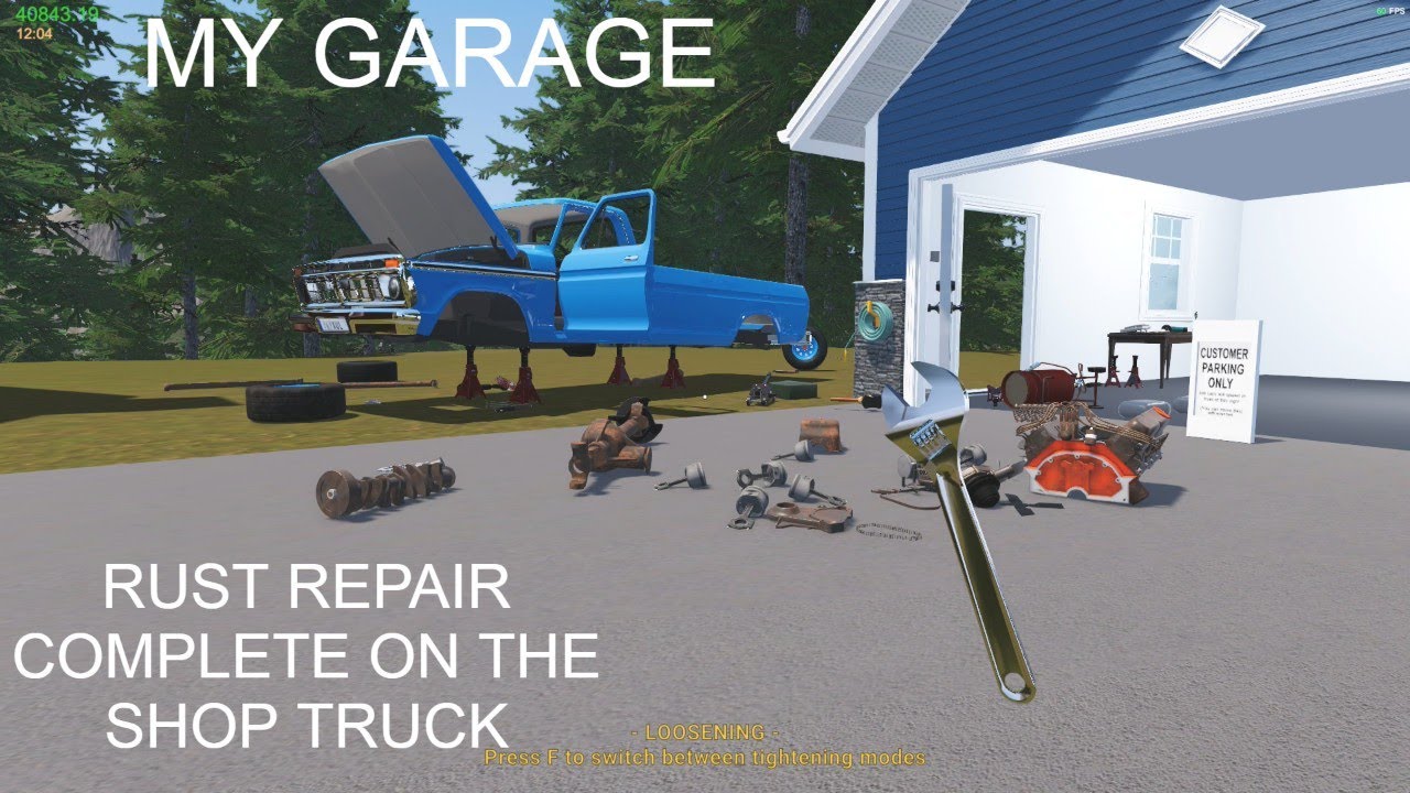 My Garage | Full Chassis Rust Repair, Shop Truck Progress & Engine ...