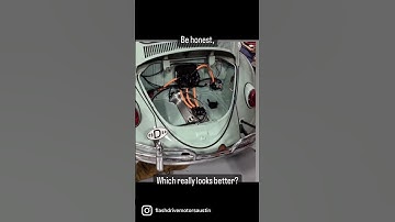 Which looks better? EV swapped Volkswagen super beetle. #cars #volkswagen #technology