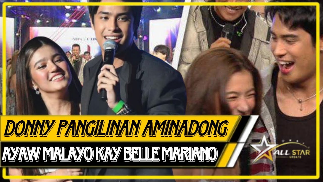 #donbelle Донни Пангилинан и Белль Мариано очень милые, Донни не хочет расставаться с Белль