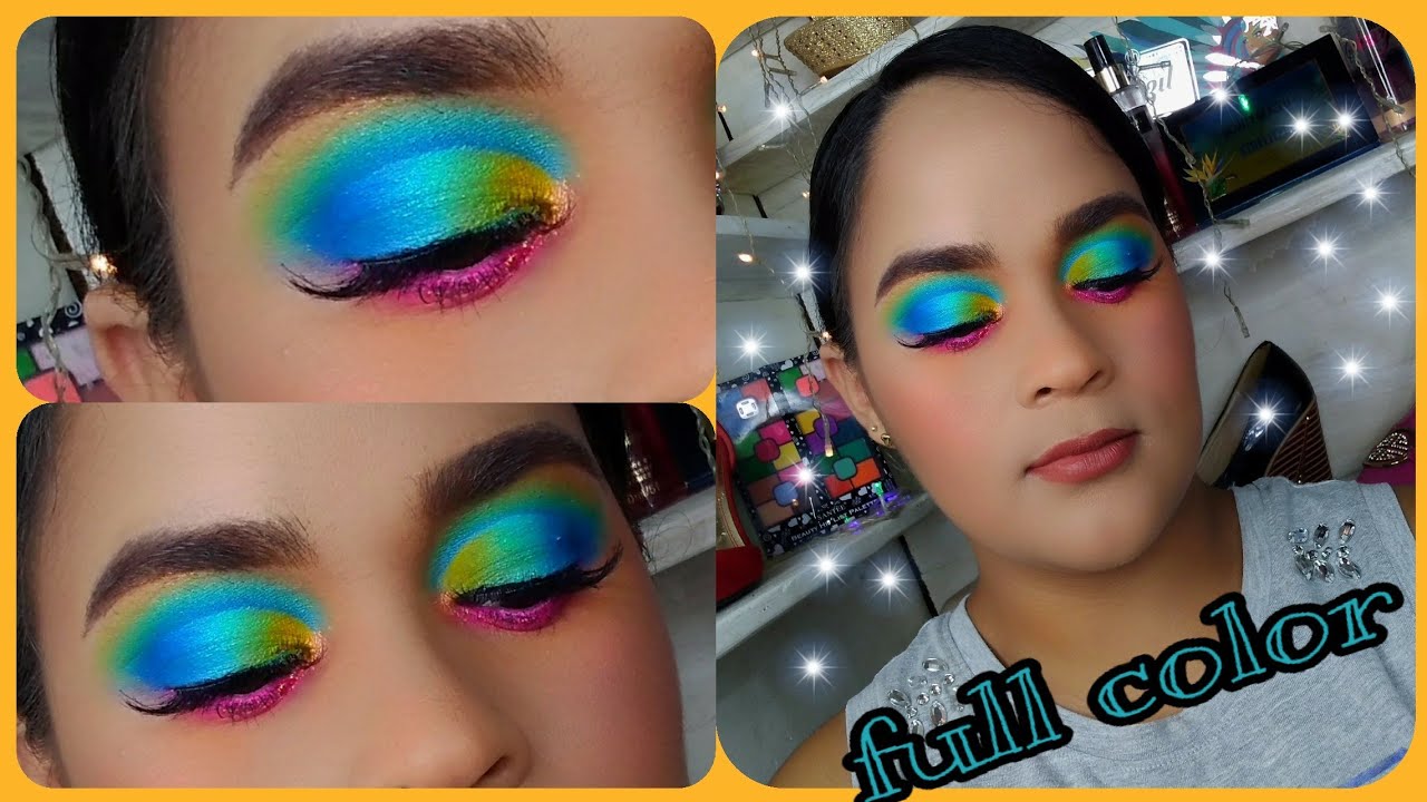 Maquillaje Full Color Explicado Paso A Paso Karina Espinal. - YouTube
