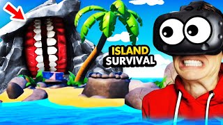 Entering THE SMILE ROOM To SURVIVE ON REMOTE ISLAND (Funny Island Time VR Gameplay) screenshot 1