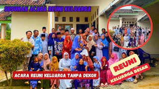 Susunan Acara Reuni Keluarga yang Sederhana