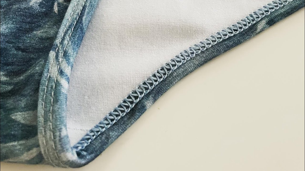 How I do bindings using a Coverstitch machine YouTube