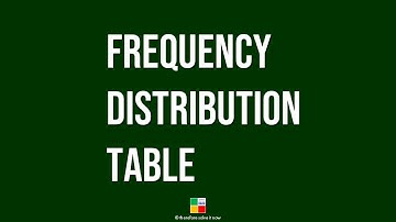 Frequency Distribution table || Organization of Data || Statistics || thereforesolveitnow