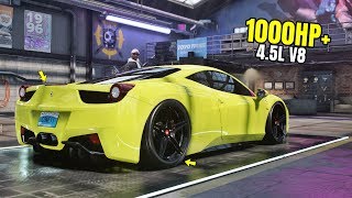 In this video i play new need for speed heat. buy and full customize
ferrari 458 italia 2009 over 1000hp+ max build (ultimate parts 400+).
if...