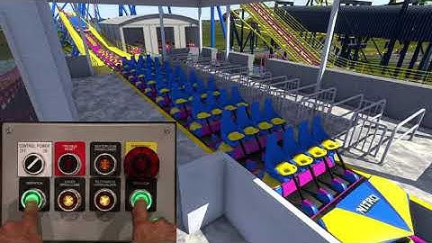NoLimits 2 Physical Control Panel Demo