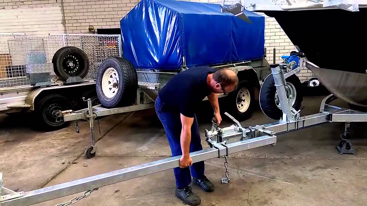 Beach Launch A Boat - Trailer Modifications - YouTube
