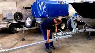 Beach Launch A Boat  Trailer Modifications