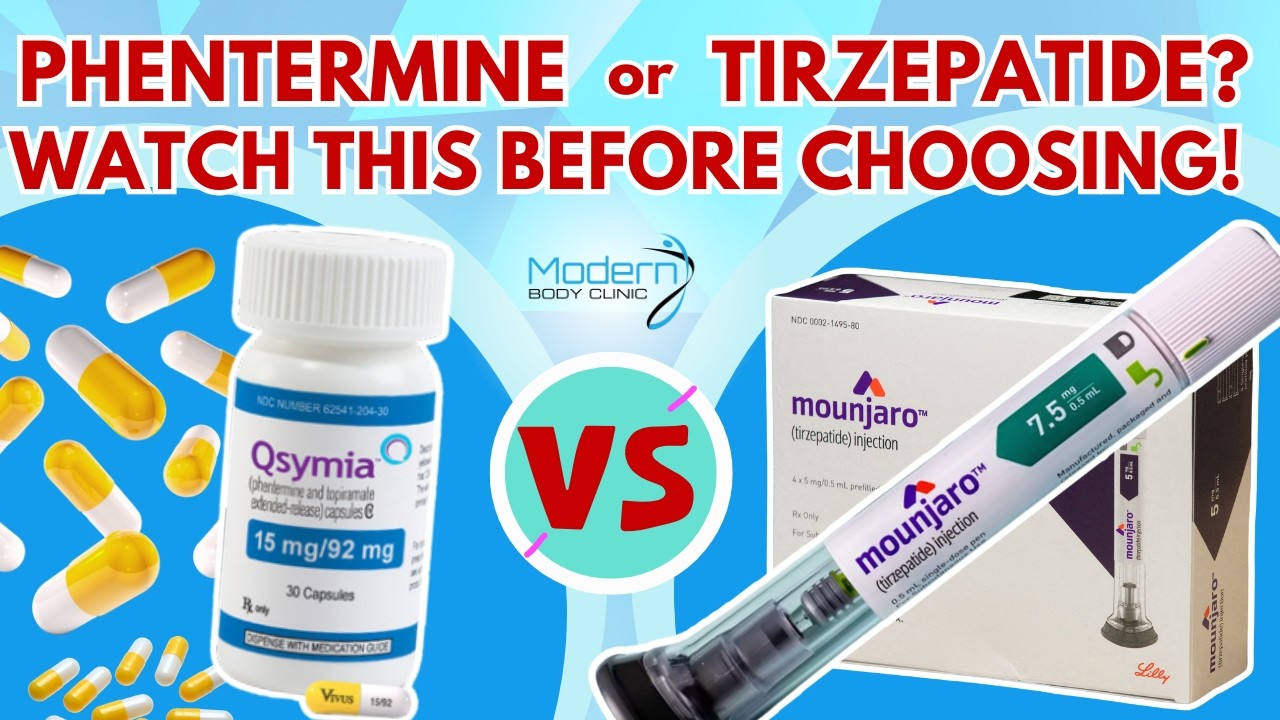 Phentermine vs. Tirzepatide: Choose the Best & Lose Weight Faster! | Modern  Body Clinic Gilbert AZ