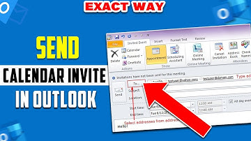 How to send a calendar invite in outlook 2025 [Easy]