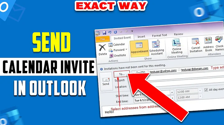 How to send a calendar invite in outlook 2025 [Easy]