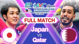 Japan vs. Qatar - Full Match - PPTV 2021 Asian Sr. men's JVA Volleyball Championship | Pool A
