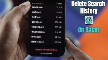 iPhone: How To Delete Your Search History in Safari!