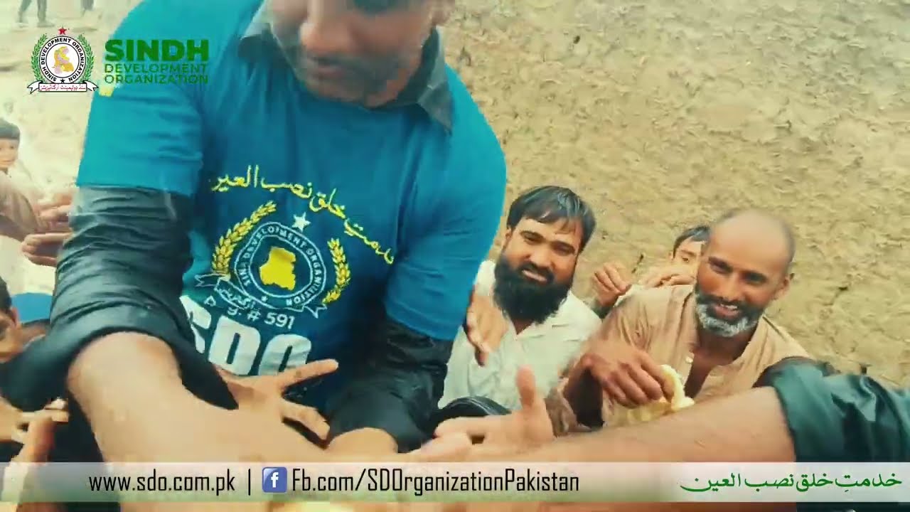 The SDO team is engaged in providing services to people affected by floods and rains.