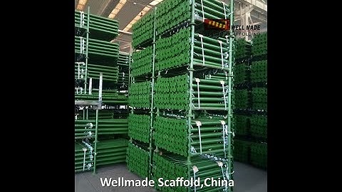 Formwork Prop Manufacturing Video - Wellmade China: EN1065 & CE Certified