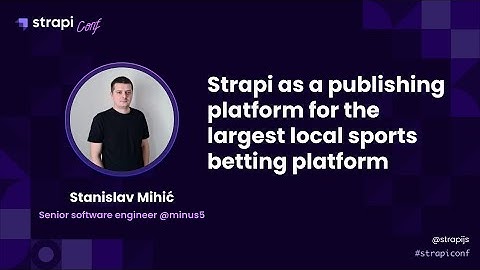 Using Strapi as a publishing platform for the largest local sports betting platform