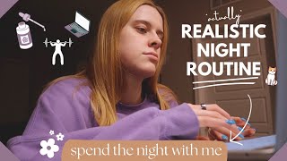 my *actually* REALISTIC night routine