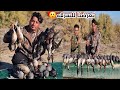 اقوى صيد بالموسم ابو ابسيله وكوشم ودجاج ماء التخييم لمدة يومين وتعرضنا للسرقه