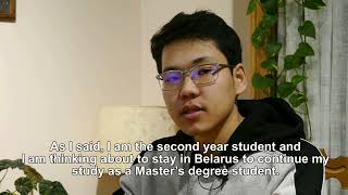 BSTU International student from Kyrgyzstan