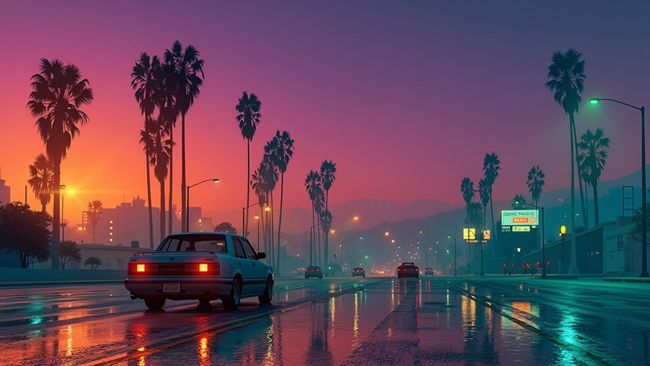 Ретро японский городской пейзаж - Lofi биты для концентрации и учебы