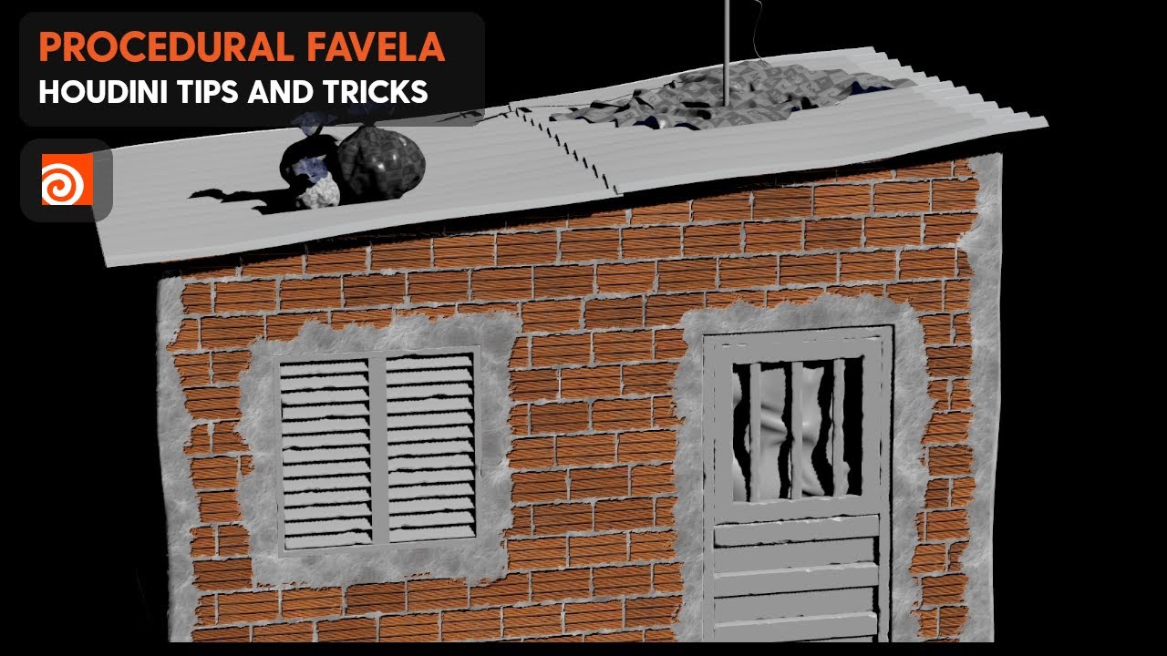 Procedural Favela in Houdini  | Tips and Tricks