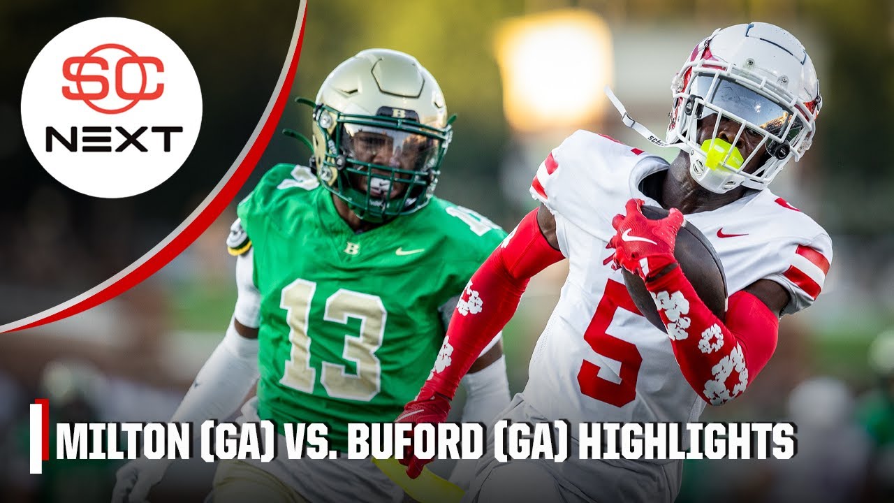 No. 11 Milton (GA) vs. No. 12 Buford (GA) | ESPN High School Kickoff | Full Game Highlights
