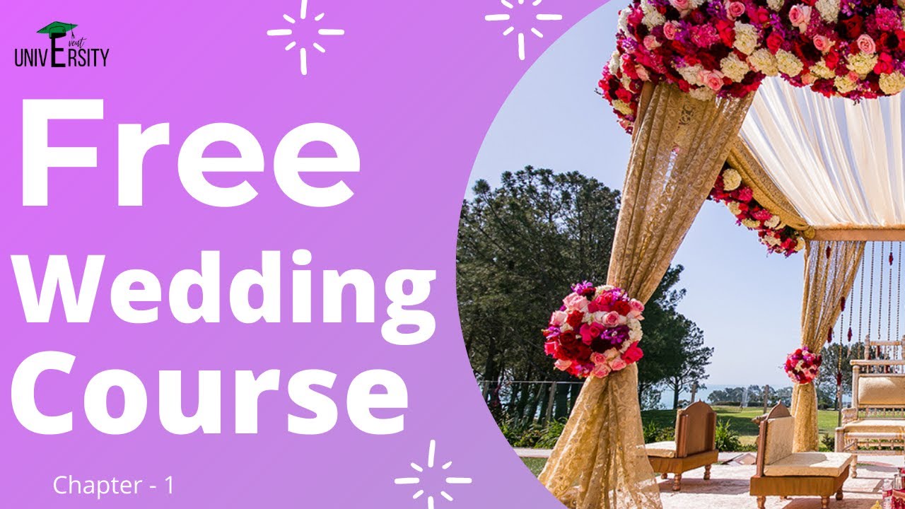 Free Wedding Planning Course Online | How to Become a Wedding Planner after  12th in India - YouTube