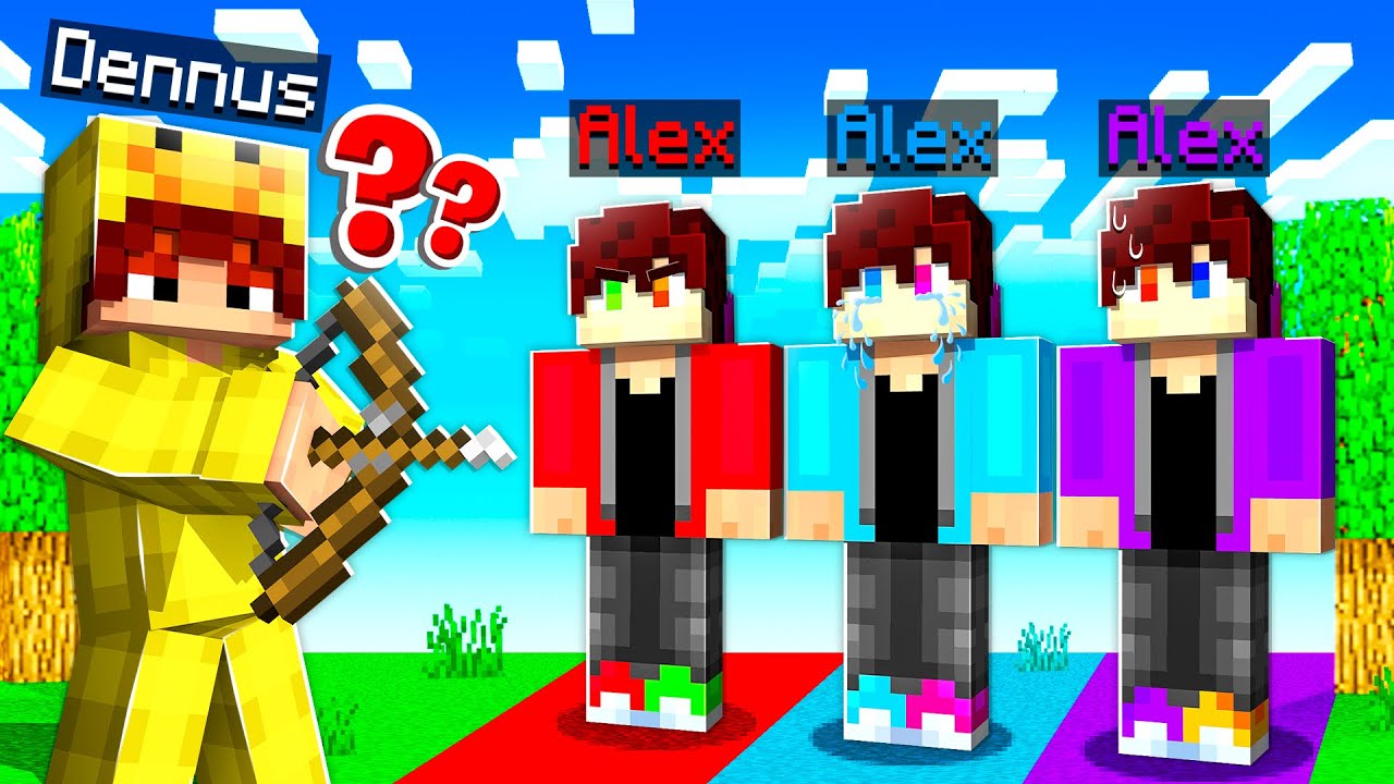 WIE Is De ECHTE ALEX In MINECRAFT! (Raad Wie?)