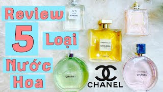 REVIEW TOP 5 LOẠI NƯỚC HOA CHANEL YÊU THÍCH NHẤT CỦA JENNY ✨💖🎀👌