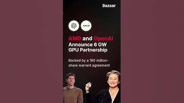 OpenAI and AMD announce GPU partnership  #nvidia #startup #AMD #OpenAI #ai