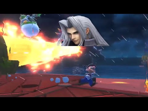 遂には新作マリオに登場したセフィロス