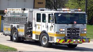 Anne Arundel County Fire Department Engine 211 Responding