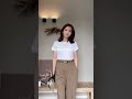 愛してやまないユニクロのタックワイド🧸#ママコーデ #低身長コーデ #UNIQLO