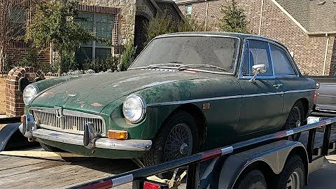 1969 MG B GT Project Car + Start UP & Drive!
