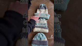 Knitting machine hat sizing guide #hollabackpurl #knittingmachine #knittinghat #sentro #knitting