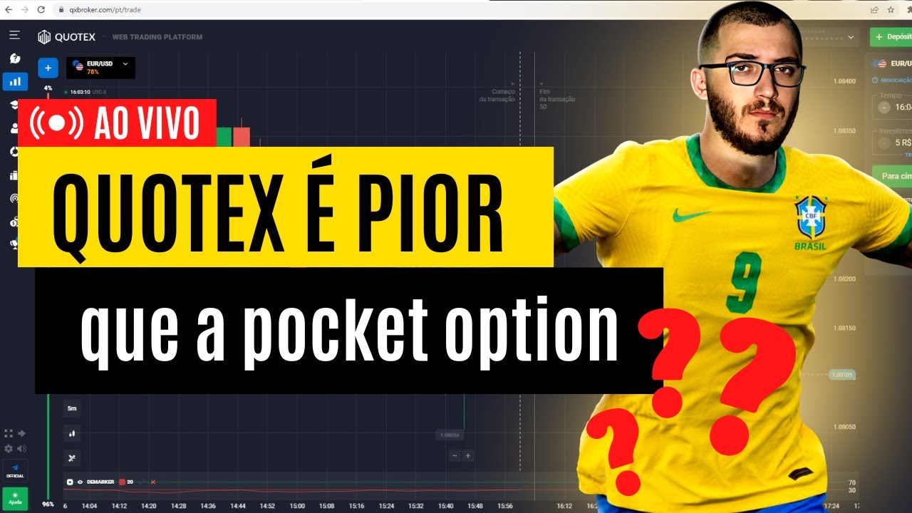POCKET OPTION ou QUOTEX QUAL A MELHOR CORRETORA DE OPÇÕES BINÁRIAS