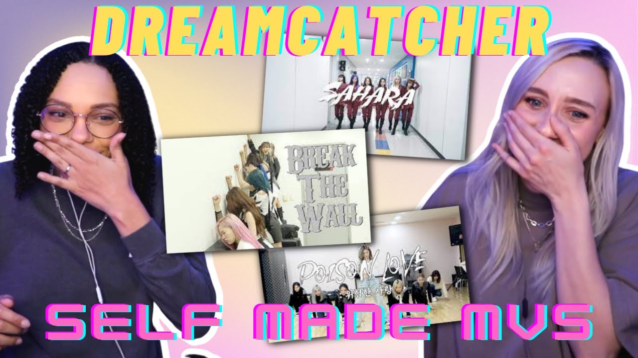 COUPLE REACTS TO DREAMCATCHER (드림캐쳐) SELF MADE MVs | Sahara, Break The Wall, Poison Love