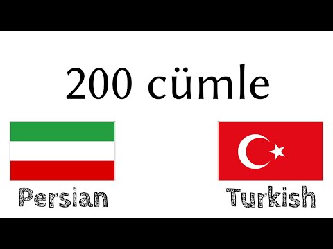 200 cümle - Farsça - Türkçe
