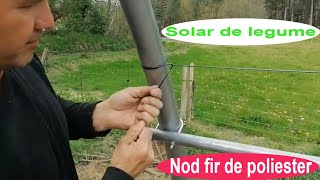 Nod❓Fir de polyester tratat UV pentru solar-cimp deschis❗Inlocuieste cu succes sirma.Nu se incurca