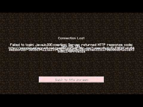 Minecraft Server Error Please Help