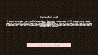Minecraft Server Error Please Help