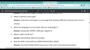 ICTT NVQ Level 4 TVEC Knowledge Assessment Web and HTML and Networking Part 01 Theory Revision