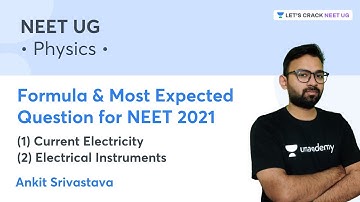 Formula & Most Expected Question for NEET 2021 | Physics | Ankit Srivastava